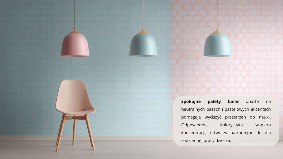 Spokojne palety barw oparte na neutralnych bazach i pastelowych akcentach